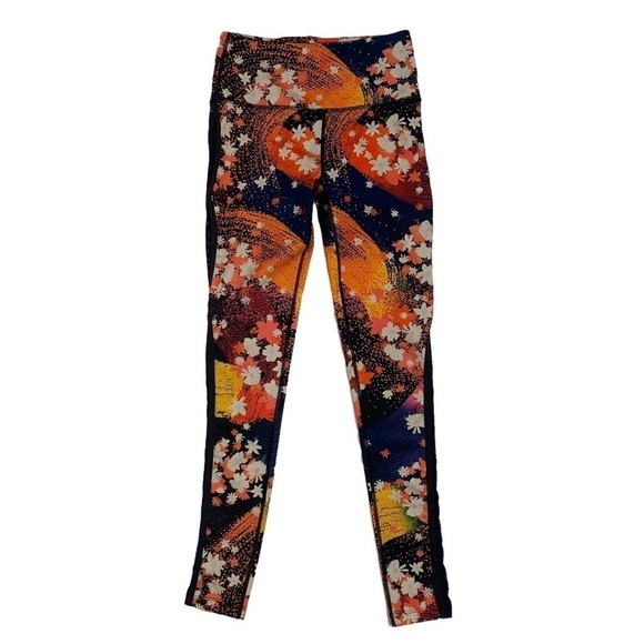Free People Movement Liza Multicolored Floral Print Leggings - Picture 6 of 16